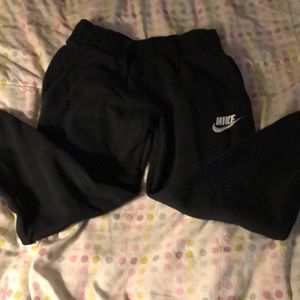 Nike black kids joggers